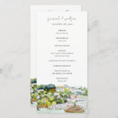 Landschap Landschap Landschap Wuwen Bedankkaart (Voorkant / Achterkant)