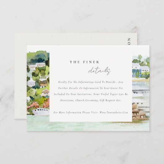 Landschap Landschap Landschap Wuwen van de rivier Informatiekaartje (Voorkant / Achterkant)