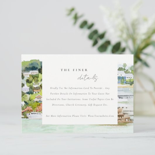 Landschap Landschap Landschap Wuwen van de rivier Informatiekaartje (Staand voorkant)