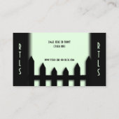 Landschap Landschap Light Green Visitekaartje (Achterkant)