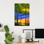 Landschap landschap poster (Thuiskantoor)