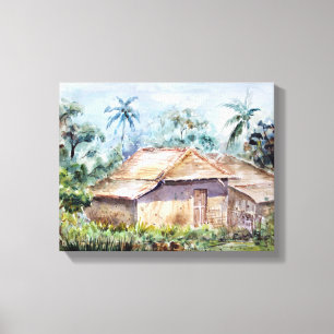 LANDSCHAP landschap schilderij Canvas Print