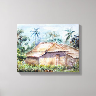 LANDSCHAP landschap schilderij Canvas Print