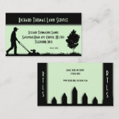 Landschap Landschap van de Lawn Service Light Gree Visitekaartje (Voorkant / Achterkant)