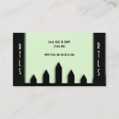 Landschap Landschap van de Lawn Service Light Gree Visitekaartje (Achterkant)