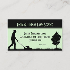 Landschap Landschap van de Lawn Service Light Gree Visitekaartje