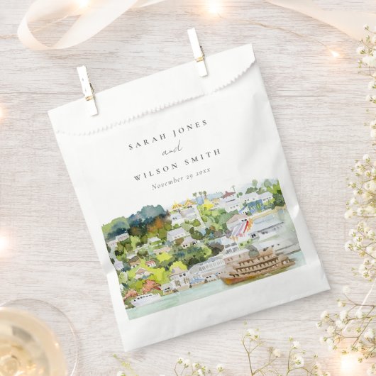 Landschap Landschap Wuwschap Elegant rivier Cruise Bedankzakje (Geknipt)