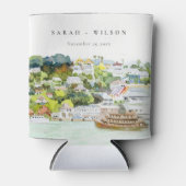 Landschap Landschap Wuwschap Elegant rivier Cruise Blikjeskoeler (Voorkant)