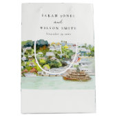 Landschap Landschap Wuwschap Elegant rivier Cruise Medium Cadeauzakje (Voorkant)