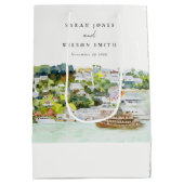 Landschap Landschap Wuwschap Elegant rivier Cruise Medium Cadeauzakje (Achterkant)