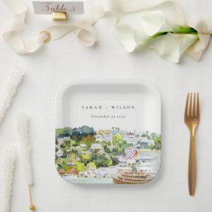 Landschap Landschap Wuwschap Elegant rivier Cruise Papieren Bordje