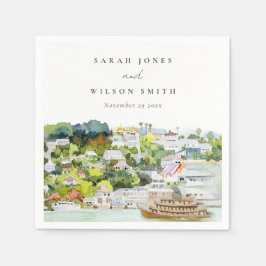 Landschap Landschap Wuwschap Elegant rivier Cruise Servet