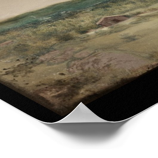 Landschap (Landskap) Poster (Hoek)