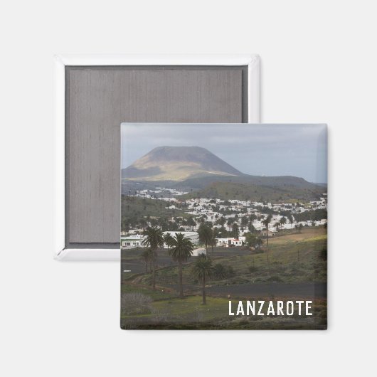 Landschap Lanzarote Magneet (Voorkant / Achterkant)