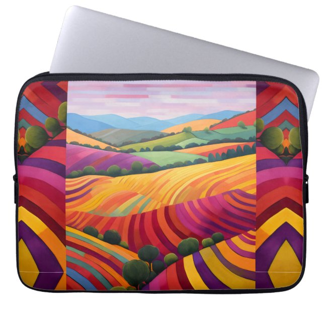 Landschap Laptop Sleeve (Voorkant)