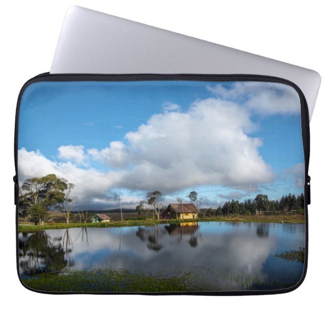 Landschap Laptop Sleeve (Voorkant)