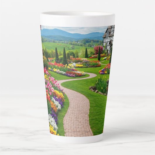 landschap latte mok (Voorkant)