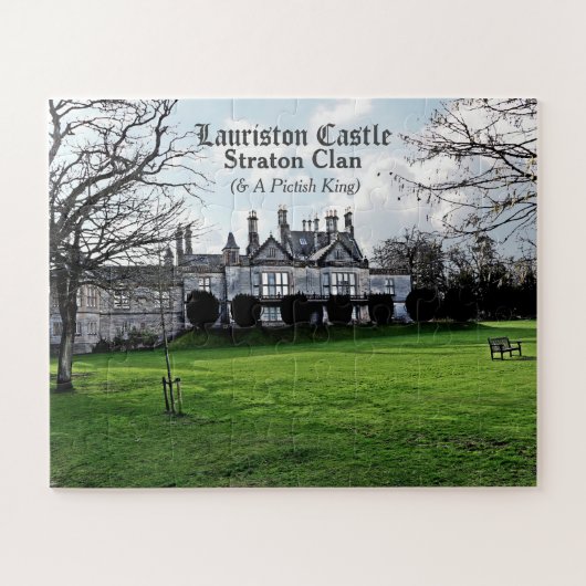 Landschap Lauriston Castle Schotland – Straton Cla Legpuzzel (Horizontaal)