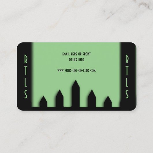 Landschap Lawn Service Visitekaartje (Achterkant)