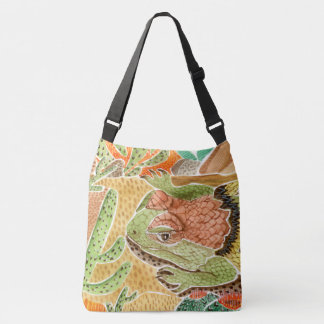 Landschap Lazy Lizard Crossbody Tas
