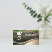 Landschap Logo | Garden Achtergrond Visitekaartje (Staand voorkant)