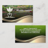 Landschap Logo | Garden Achtergrond Visitekaartje (Voorkant / Achterkant)