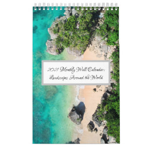Landschap Maandelijkse Wall Agenda 2021 Kalender