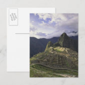 Landschap Machu Picchu, Peru Briefkaart (Voorkant / Achterkant)