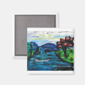 landschap magneet (Voorkant / Achterkant)