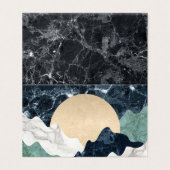 Landschap Marble Mountains Kaart (Buitenkant ongevouwen)