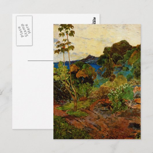 Landschap Martinique van Paul Gauguin (1887) Briefkaart (Voorkant / Achterkant)
