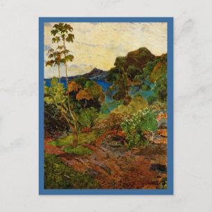 Landschap Martinique van Paul Gauguin (1887) Briefkaart