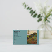 Landschap Martinique van Paul Gauguin (1887) Visitekaartje (Staand voorkant)