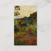 Landschap Martinique van Paul Gauguin (1887) Visitekaartje (Achterkant)