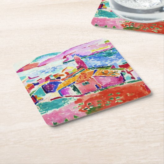 Landschap, Matisse Kartonnen Onderzetters (Schuin)