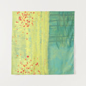 Landschap Meadow Green Yellow Wandkleed (Voorkant (horizontaal))