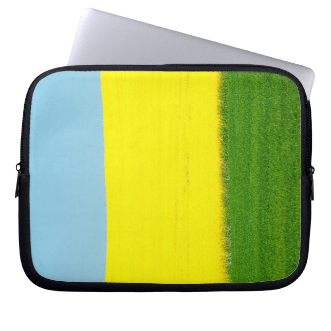 Landschap Meadow Laptop Sleeve (Voorkant)
