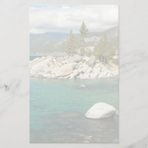 Landschap meer briefpapier