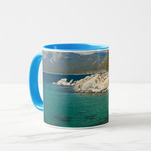 Landschap meer mok (Voorkant links)