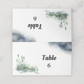 Landschap meer plaatskaartje (Buitenkant ongevouwen)