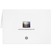  landschap, meer tahoe van Albert Bierstadt (Achterkant Horizontaal)