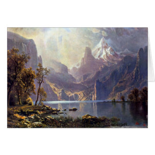  landschap, meer tahoe van Albert Bierstadt