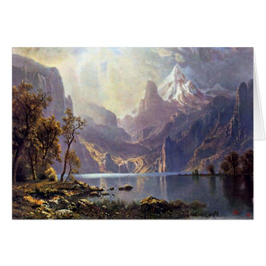  landschap, meer tahoe van Albert Bierstadt (Voorkant Horizontaal)