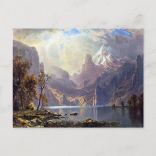  landschap, meer tahoe van Albert Bierstadt Briefkaart