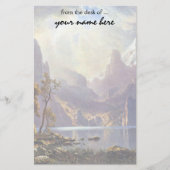  landschap, meer tahoe van Albert Bierstadt Briefpapier (Voorkant)