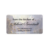  landschap, meer tahoe van Albert Bierstadt Etiket (Voorkant)