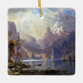  landschap, meer tahoe van Albert Bierstadt Keramisch Ornament (Voorkant)