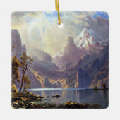 landschap, meer tahoe van Albert Bierstadt Keramisch Ornament (Voorkant)