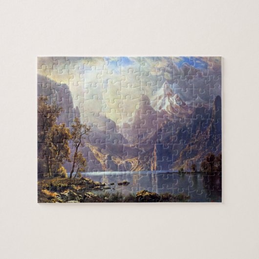  landschap, meer tahoe van Albert Bierstadt Legpuzzel (Horizontaal)