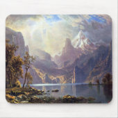 landschap, meer tahoe van Albert Bierstadt Muismat (Voorkant)
